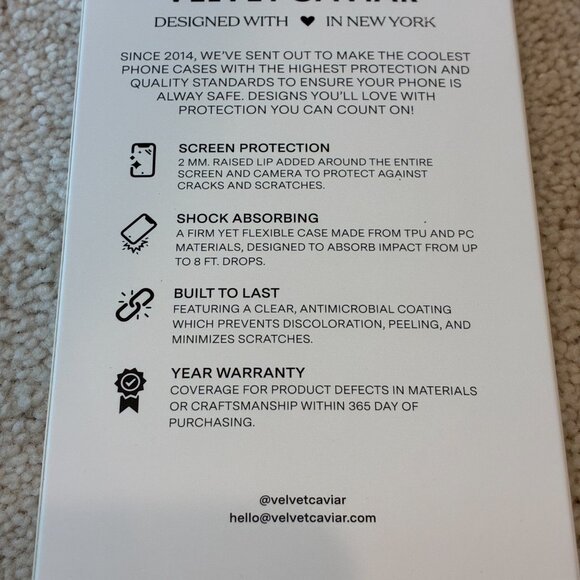 NEW Velvet Caviar Cashmere Taupe iPhone16 Case Holder - Picture 5 of 6